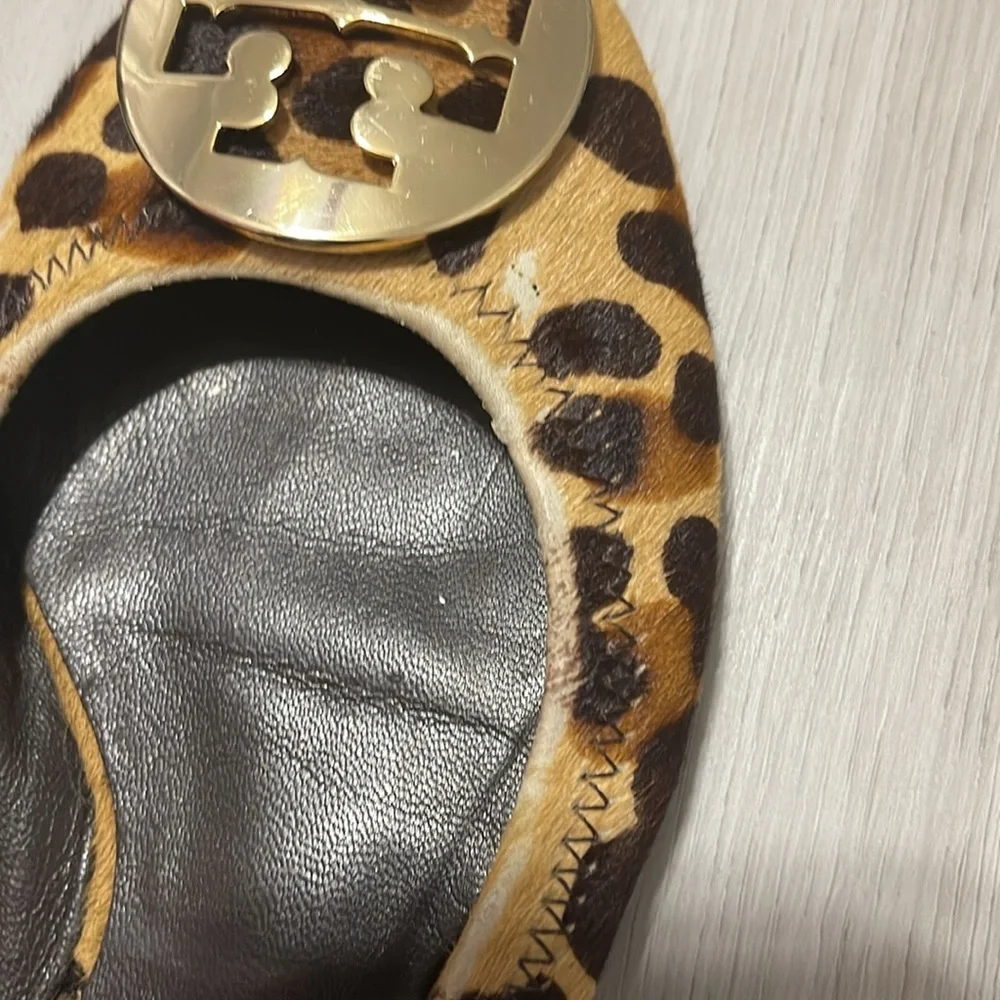 Tory Burch Leopard Print Ballet Flats